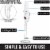 Zulay Kitchen Milk Boss Milk Frother With Holster Stand - White Perspective: back