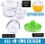Zulay Kitchen Citrus Juicer Reamer (17oz Capacity) - Green Perspective: back
