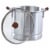 IMUSA Steamer and Glass Lid - Silver Perspective: back