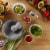 IMUSA Granite Molcajete Gray Mexican Mortar and Pestle Perspective: back
