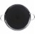 IMUSA Round Comal Giddle Carbon Steel  - Black Perspective: back