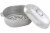 IMUSA Aluminum Cajun Classic Oval Covered Roaster Perspective: back