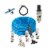 MaxLine 100 Ft 0.5 In Tubing Kit, Filter Regulator w/ Gauge, & 2 Ft Jumper Hose Perspective: back