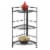 Convenience Concepts 8022B Designs-2-Go Extra Strong 3-Tier Folding Metal Corner Shelf, Blue Perspective: back
