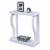 Newport Gramercy Console Table with Shelf Perspective: back