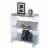 Convenience Concepts 131559C1 Soho Bookcase in Faux Birch, Glass Perspective: back