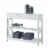 Omega 1 Drawer Console Table with Shelves Perspective: back