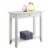 American Heritage 1 Drawer Hall Table with Shelf Perspective: back