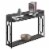 Omega Deluxe Console Table with Shelf Perspective: back