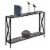 Tucson Console Table with Shelf Perspective: back