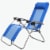 Kamp-Rite Outdoor Folding Reclining Zero Gravity Chair w/ Headrest Pillow, Blue Perspective: back