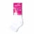 Dr. Motion® Super Comfort Diabetic Quarter Socks - White Perspective: back