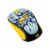 Logitech® POW! Limited Edition Wireless Mouse - Blue/Yellow Perspective: back