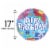 HAPPY BIRTHDAY Helium Filled Balloon Perspective: back