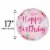 HAPPY BIRTHDAY Helium Filled Balloon Perspective: back