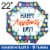Happy Admin Professionals Day Oversized Helium Filled Balloon Perspective: back