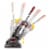 Koblenz RA53713 UMA-1200 Aria Bagless Upright Vacuum, Gray & Red Perspective: back