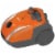 Koblenz KC-1100 Mystic Canister Vacuum Cleaner, Gray Perspective: back