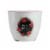 Napco 4.75 White and Black hello SPRING Floral Easter Planter Perspective: back