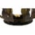 Napco 10 Brown and Green Pumpkin Thanksgiving Votive Candle Holder Perspective: back