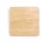 6" Square Cutting Board, Rubberwood Perspective: back