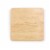 6" Square Cutting Board, Rubberwood Perspective: back