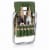 Gardener Folding Seat with Tools, Olive Green with Beige Accents Perspective: back