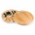 Circo Cheese Cutting Board & Tools Set, Rubberwood Perspective: back