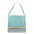 Beachcomber Portable Beach Chair & Tote, Sky Blue with Multi Stripe Pattern Perspective: back