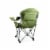 Reclining Camp Chair, Sage Green with Gray Accents Perspective: back