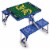 Cal Bears Portable Picnic Table Perspective: back
