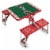NC State Wolfpack - Picnic Table Portable Folding Table with Seats Perspective: back