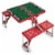 Stanford Cardinal - Picnic Table Portable Folding Table with Seats Perspective: back