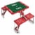 Nebraska Cornhuskers - Picnic Table Portable Folding Table with Seats Perspective: back