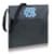 North Carolina Tar Heels - X-Grill Portable Charcoal BBQ Grill Perspective: back