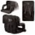 Oakland Raiders Ventura Portable Reclining Stadium Seat - Black Perspective: back