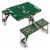 New York Jets - Picnic Table Portable Folding Table with Seats Perspective: back