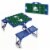 Indianapolis Colts - Picnic Table Portable Folding Table with Seats Perspective: back