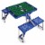 Tennessee Titans - Picnic Table Portable Folding Table with Seats Perspective: back