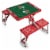 San Francisco 49ers - Picnic Table Portable Folding Table with Seats Perspective: back