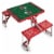 Tampa Bay Buccaneers - Picnic Table Portable Folding Table with Seats Perspective: back