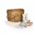 Heart Picnic Basket, Antique White Perspective: back