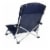 Tranquility Portable Beach Chair, Navy Blue Perspective: back