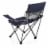 Campsite Camp Chair, Navy Blue with Gray Accents Perspective: back