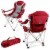 Stanford Cardinal - Reclining Camp Chair Perspective: back