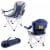 Michigan Wolverines - Reclining Camp Chair Perspective: back