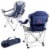 Boise State Broncos - Reclining Camp Chair Perspective: back