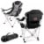 Boston College Eagles - Reclining Camp Chair Perspective: back