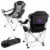 Kansas State Wildcats - Reclining Camp Chair Perspective: back