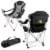 LSU Tigers - Reclining Camp Chair Perspective: back